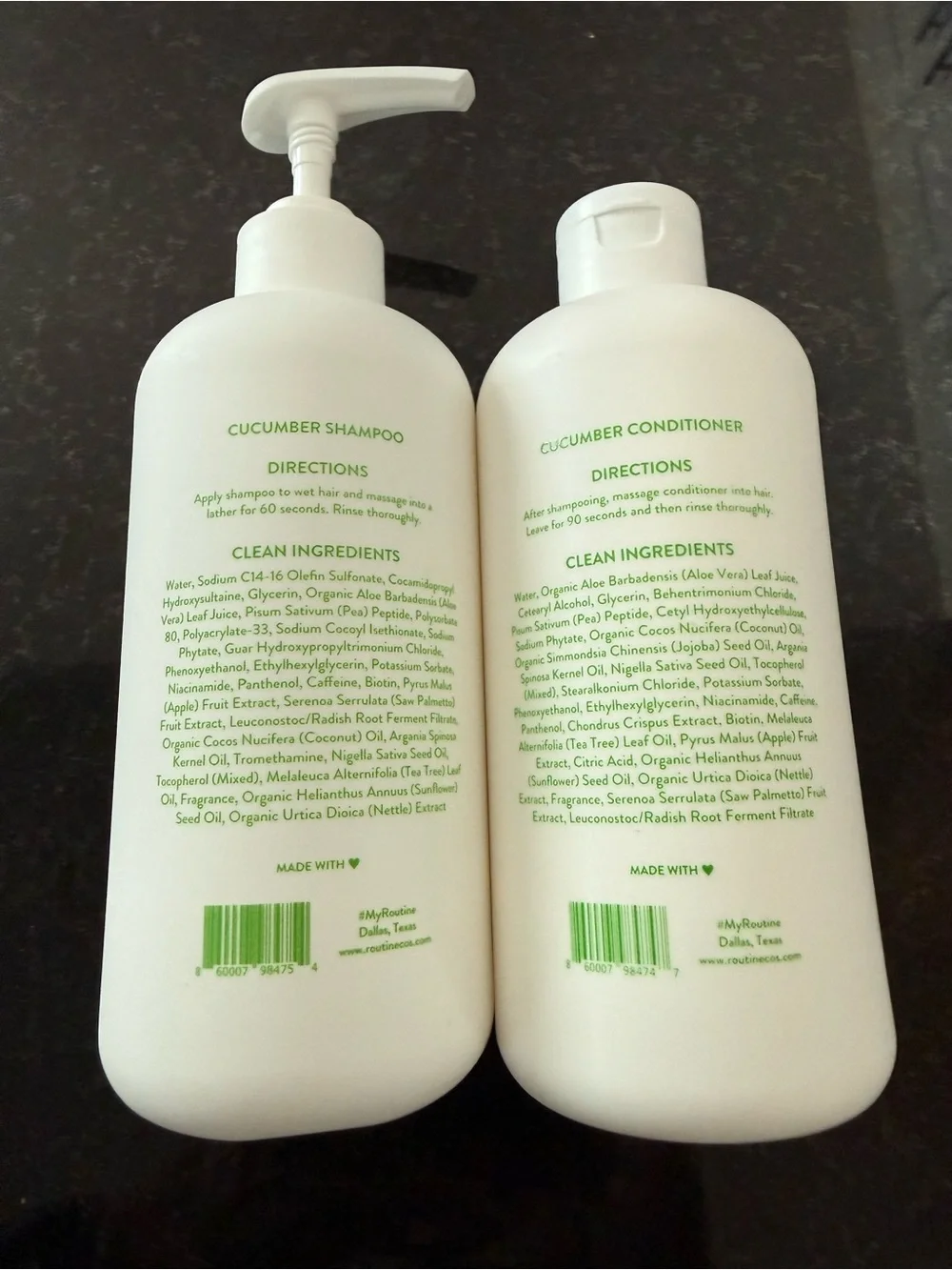 White Shampoo & Conditioner Set - Nourishing Hair Care - Picture 3 of 3